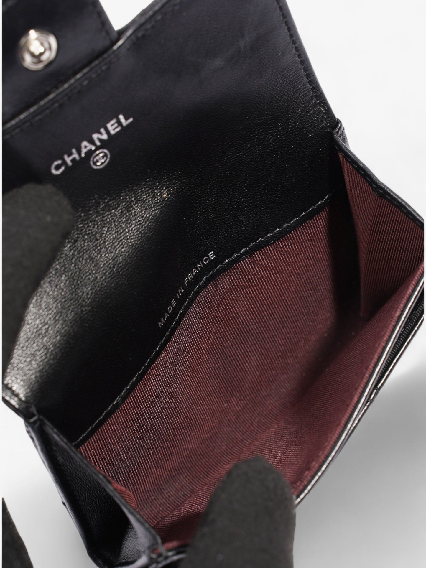 Chanel Classical Card Holder Black Lambskin Leather