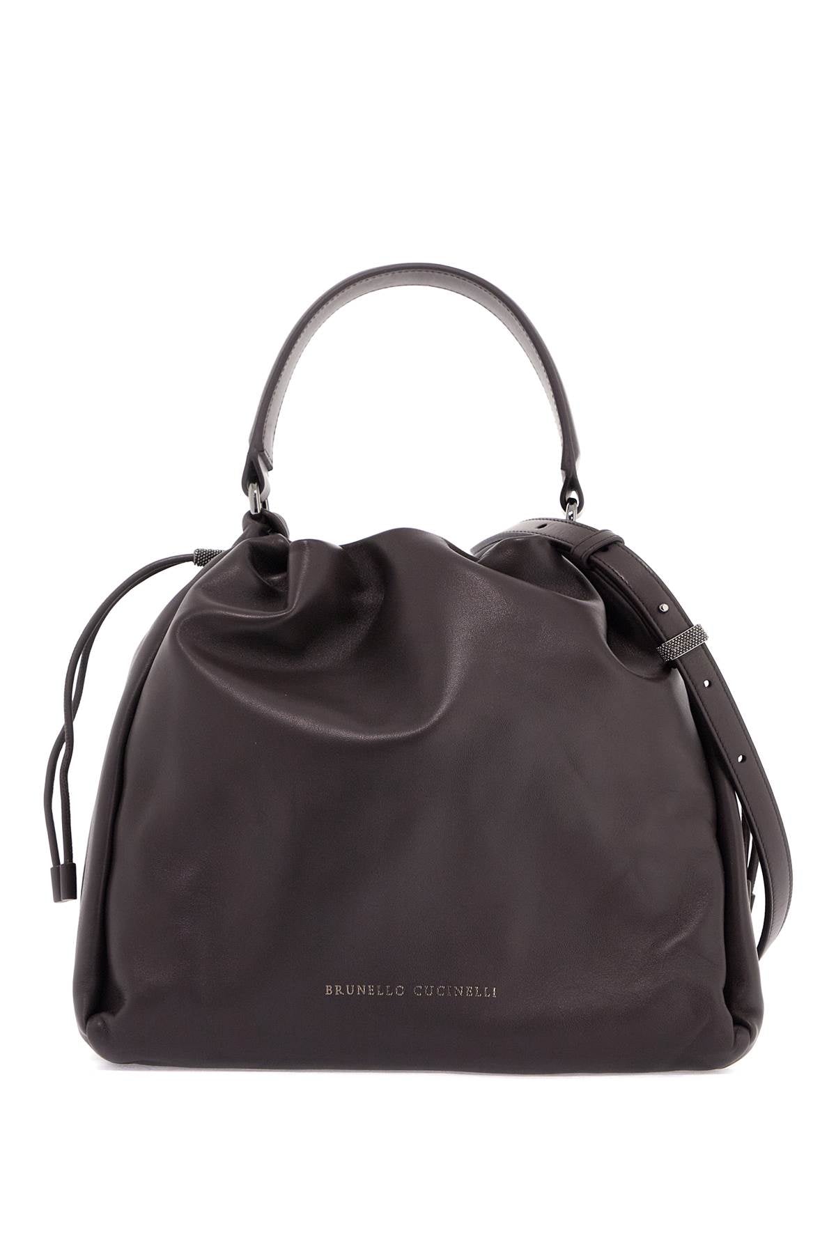 HANDBAG WITH MONILE EMBELL