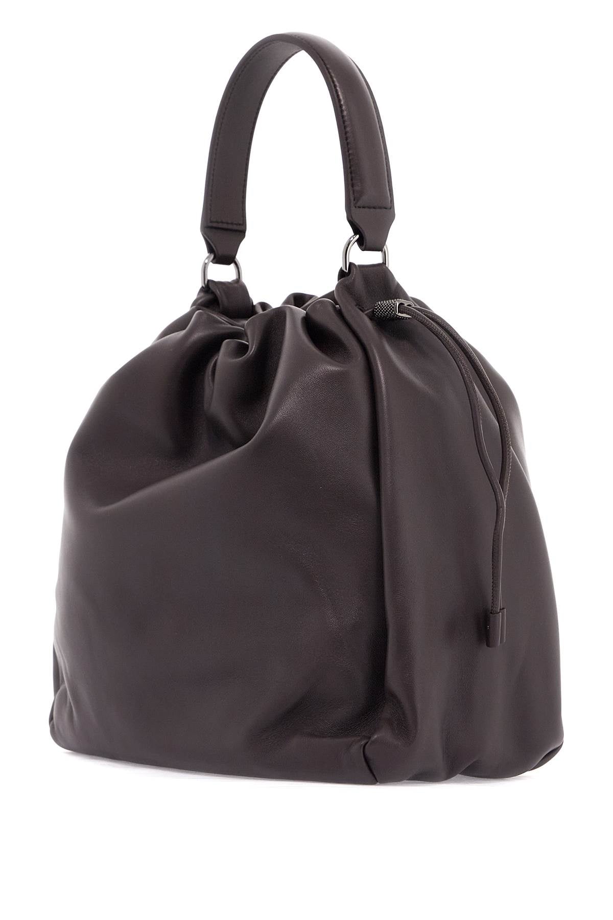 HANDBAG WITH MONILE EMBELL