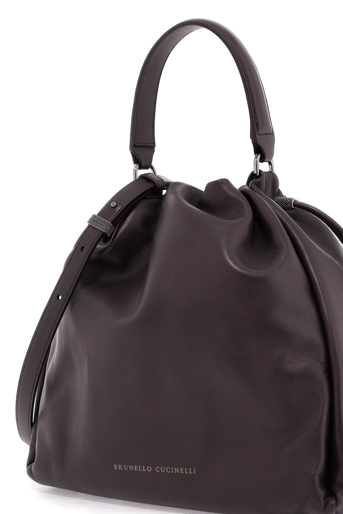 HANDBAG WITH MONILE EMBELL