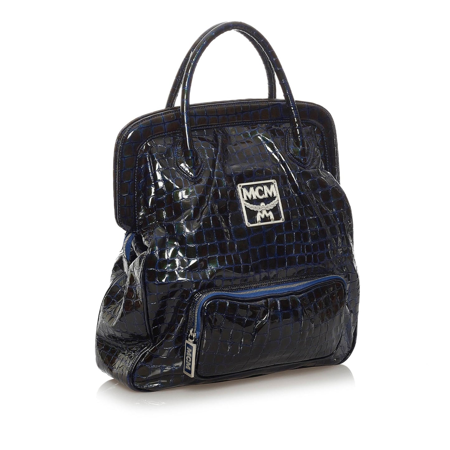 MCM Embossed Patent Leather Tote Bag (SHG-37478)