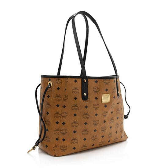 MCM Visetos Galaxy Liz Reversible Medium Tote