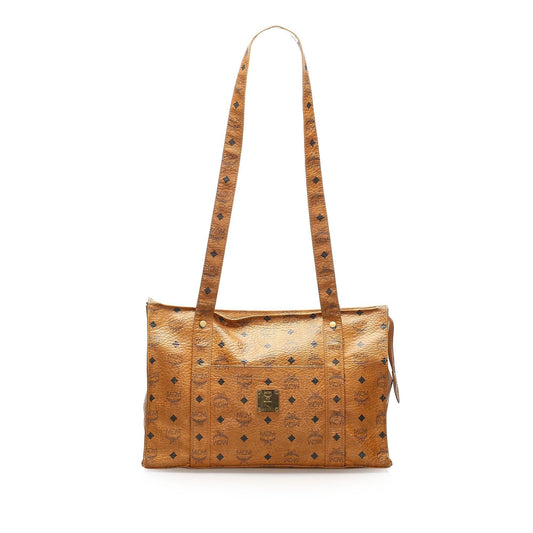 MCM Visetos Leather Tote Bag (SHG-11874)