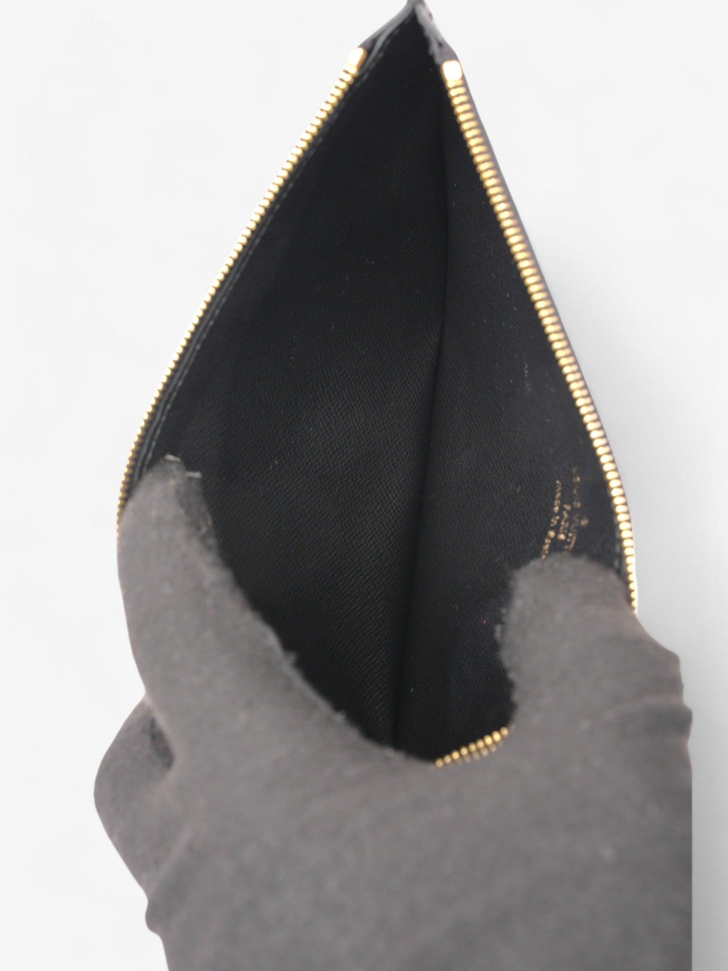 Louis Vuitton Slim Purse Monogram Reverse / Black Coated Canvas