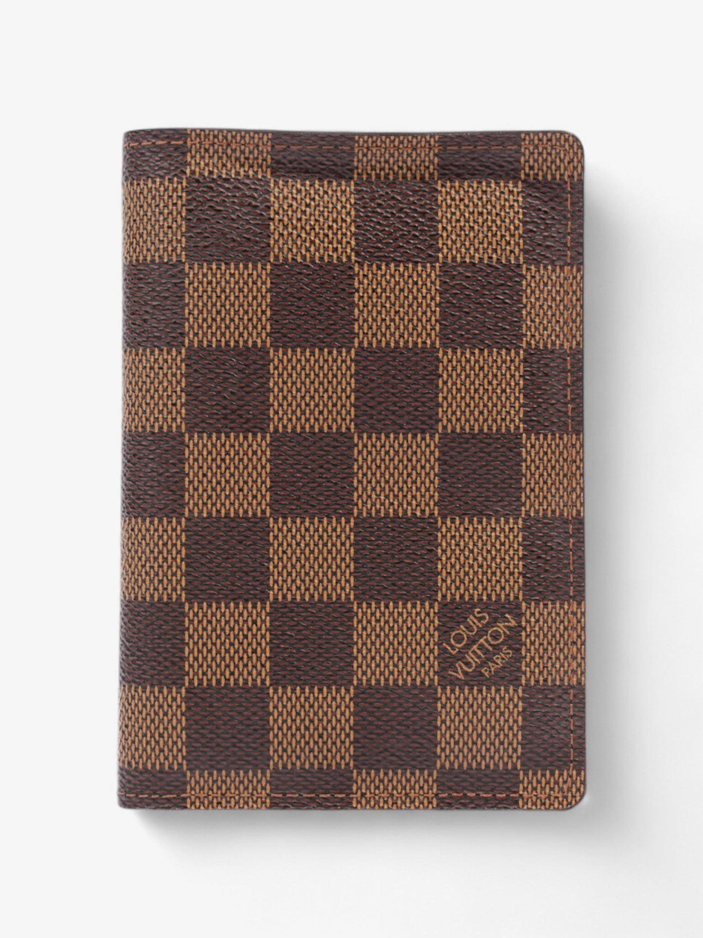 Louis Vuitton Passport Cover Damier Ebene Coated Canvas