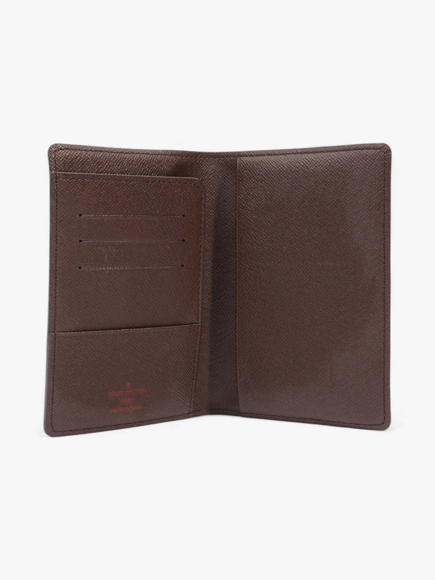 Louis Vuitton Passport Cover Damier Ebene Coated Canvas