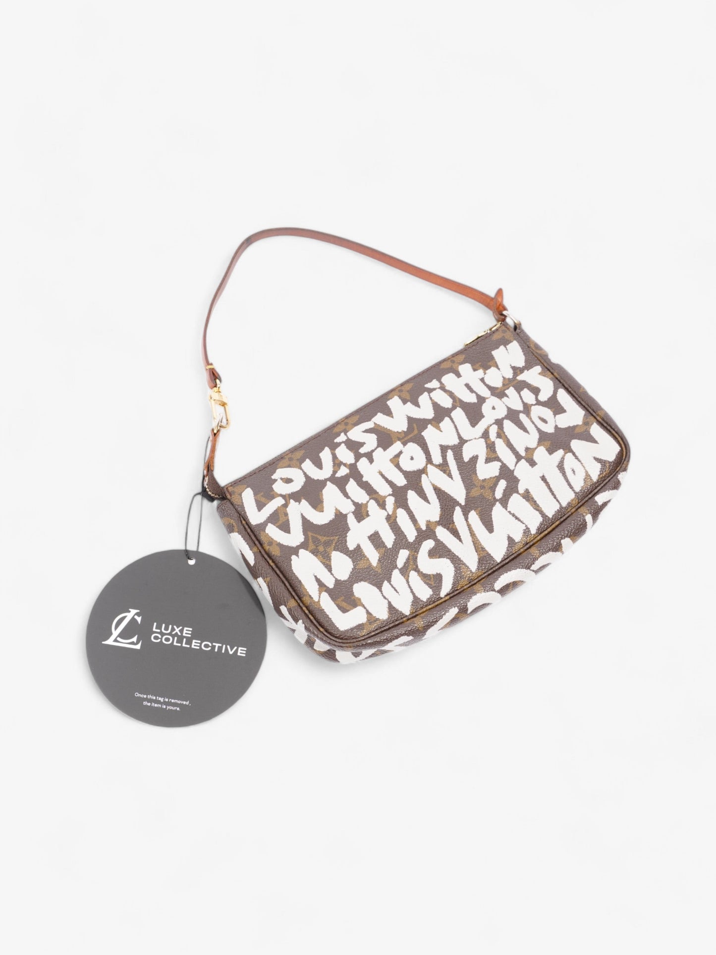 Louis Vuitton x Stephen Sprouse Pochette Accessoires Monogram / White Coated Canvas