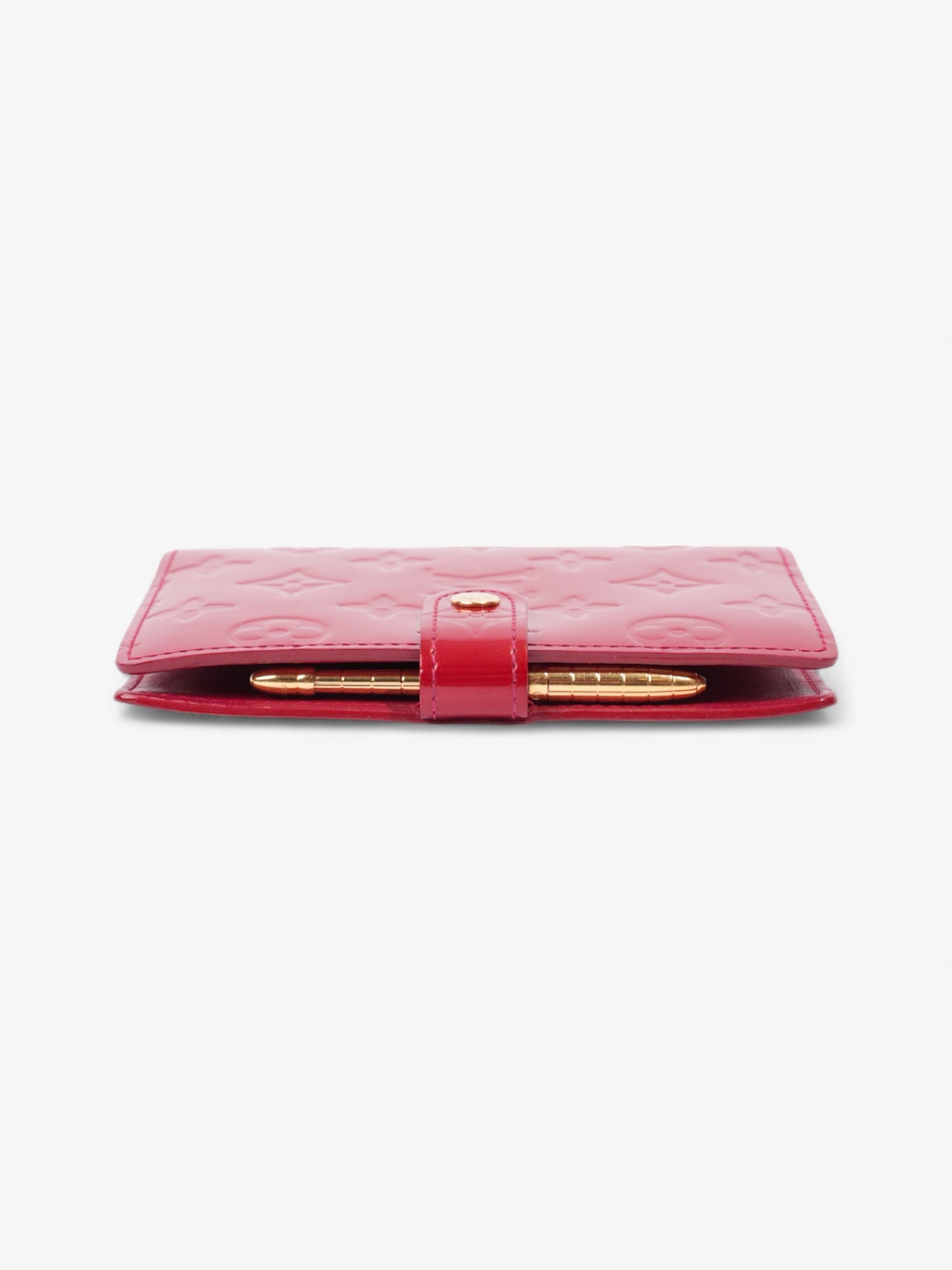 Louis Vuitton Agenda Cover Red Monogram Vernis Leather PM