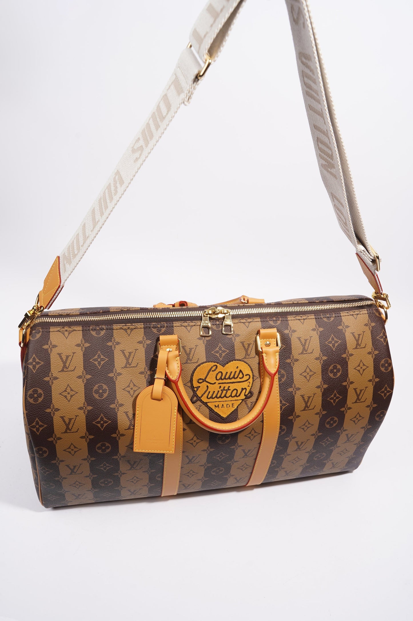 Louis Vuitton x Nigo Keepall Bandouliere Reverse Monogram Canvas 50
