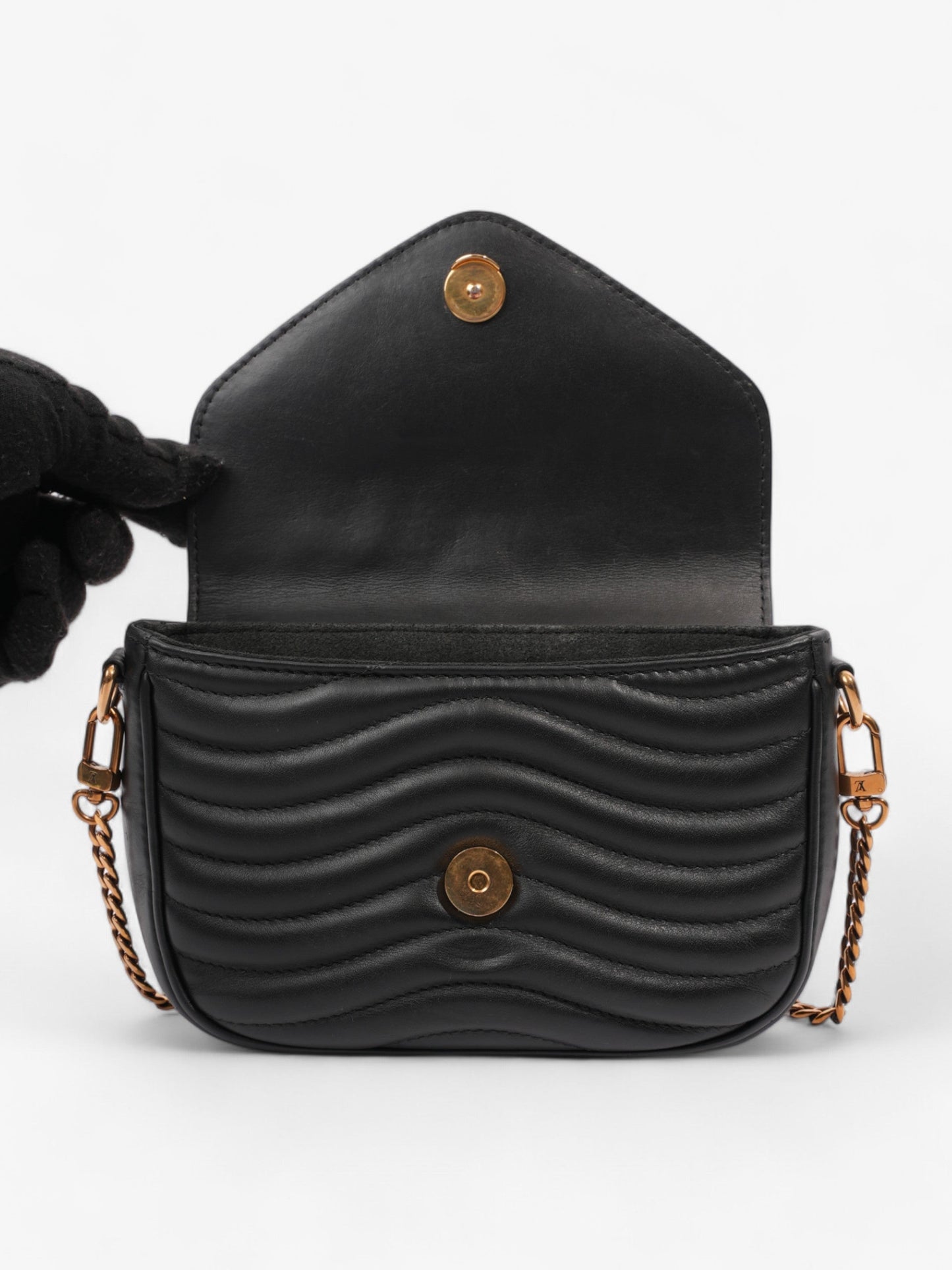 Louis Vuitton New Wave Multi-Pochette Black Leather