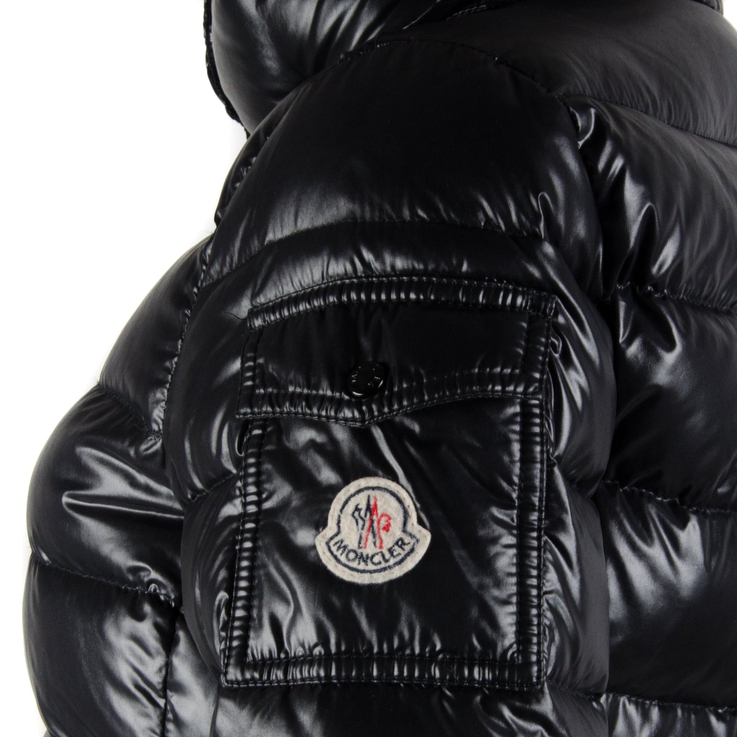 Black Hooded Down Puffer Jacket