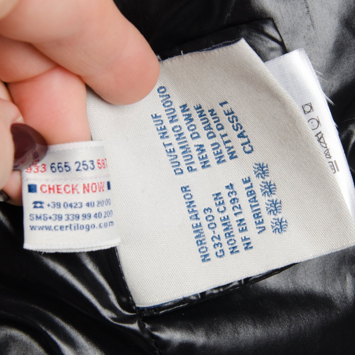 Black Hooded Down Puffer Jacket
