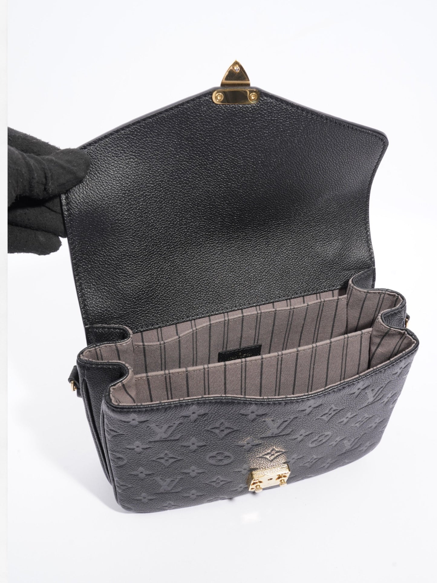 Louis Vuitton Pochette Metis Monogram Empreinte / Black Empreinte Leather