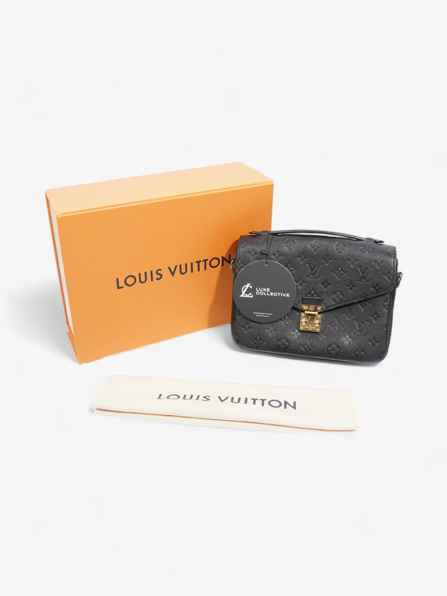 Louis Vuitton Pochette Metis Monogram Empreinte / Black Empreinte Leather