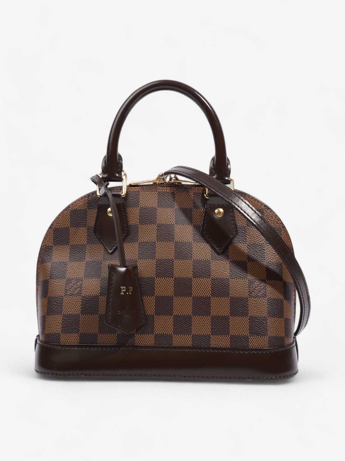 Louis Vuitton Alma Damier Ebene Coated Canvas BB