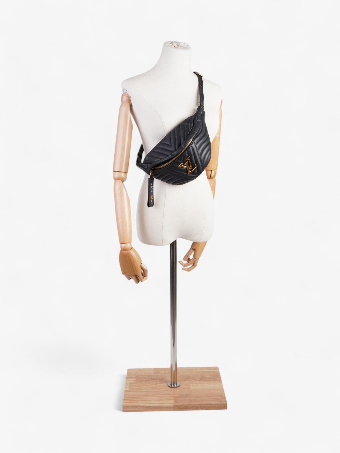 Louis Vuitton New Wave Bum Bag Black Calfskin Leather