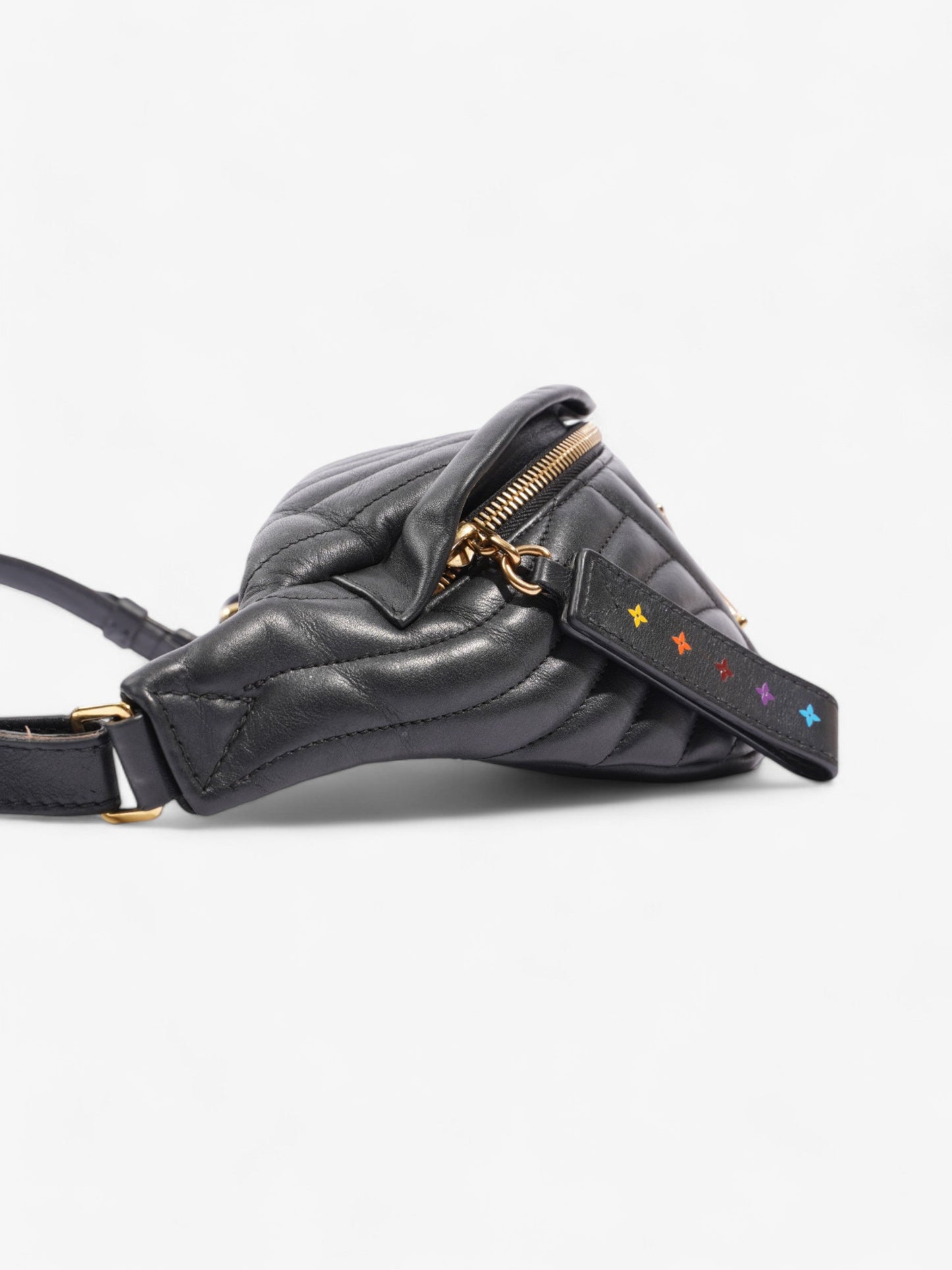 Louis Vuitton New Wave Bum Bag Black Calfskin Leather