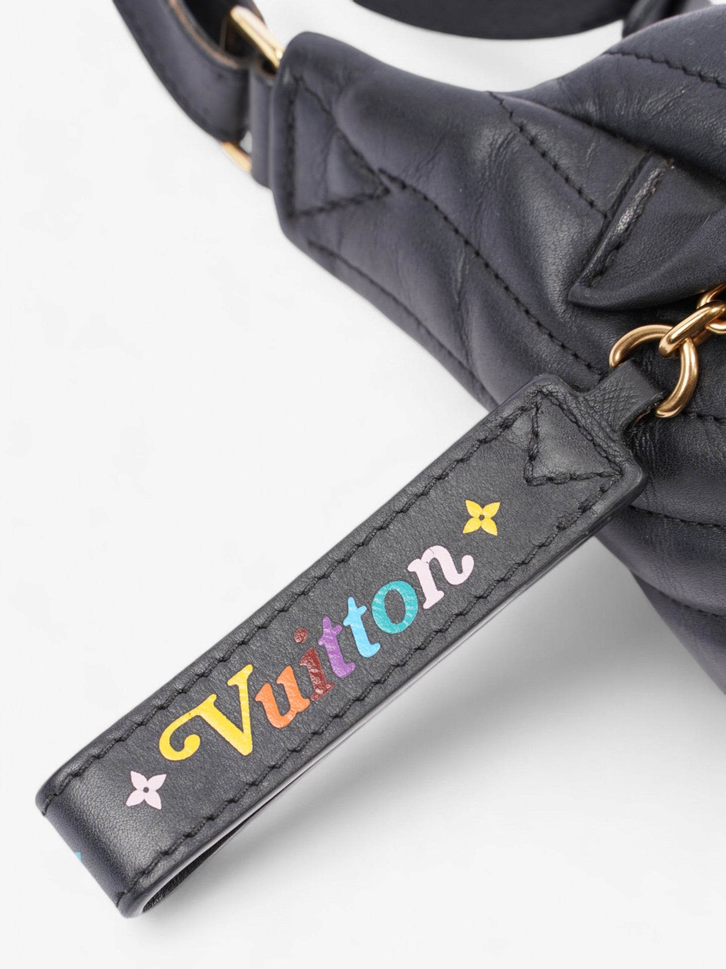 Louis Vuitton New Wave Bum Bag Black Calfskin Leather