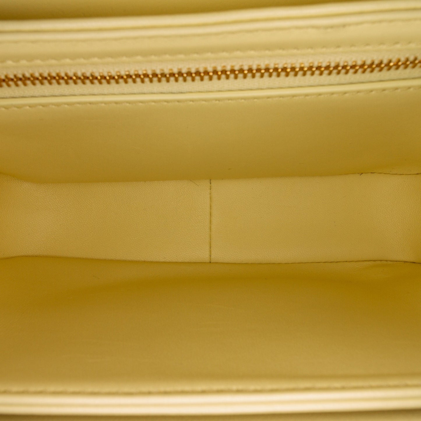 Celine Triomphe Teen Yellow Calfskin