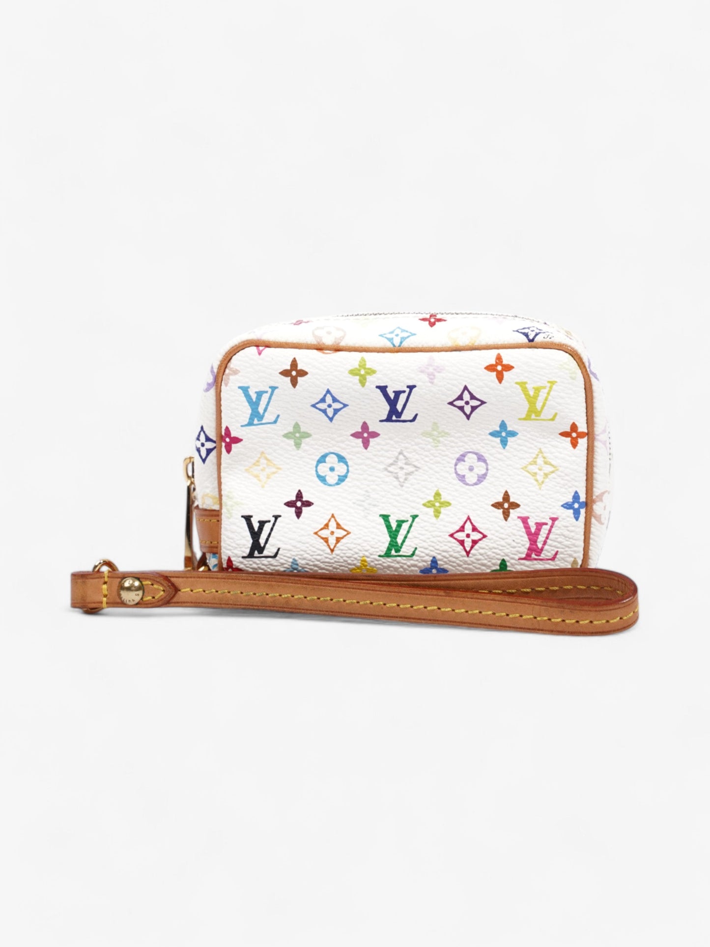Louis Vuitton Wapity Wristlet White / Monogram Multicolour Coated Canvas