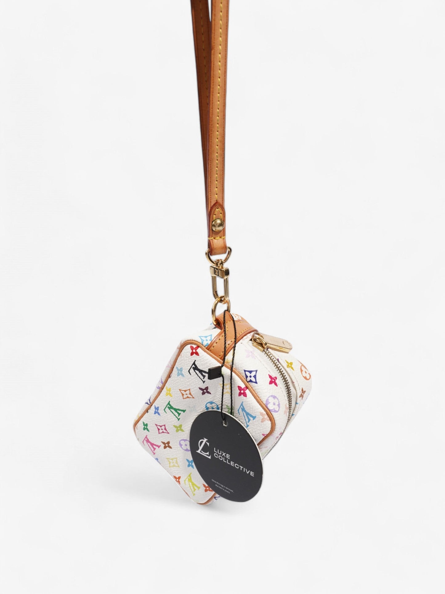 Louis Vuitton Wapity Wristlet White / Monogram Multicolour Coated Canvas