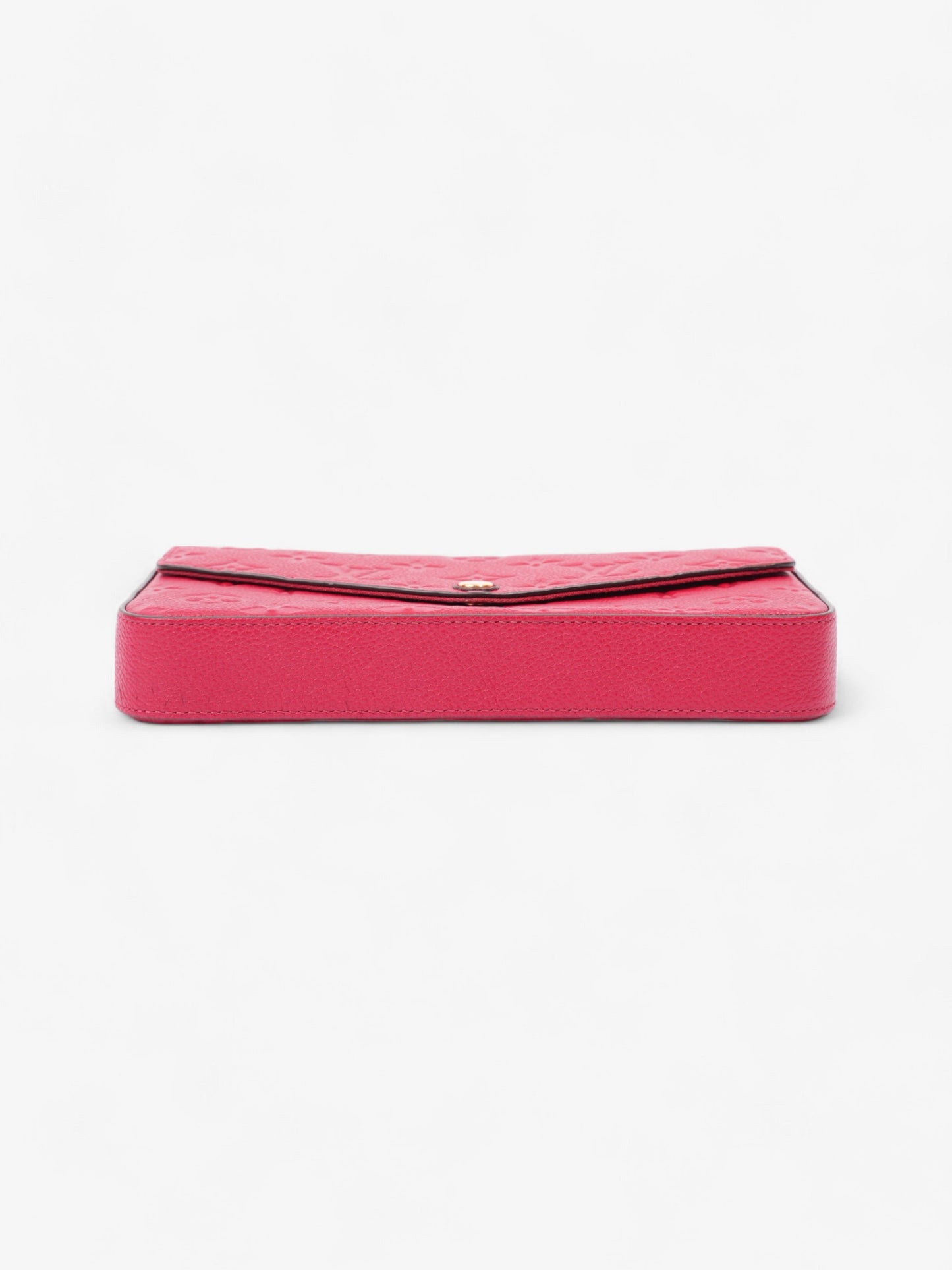 Louis Vuitton Pochette Felicie Red Monogram Empreinte Leather