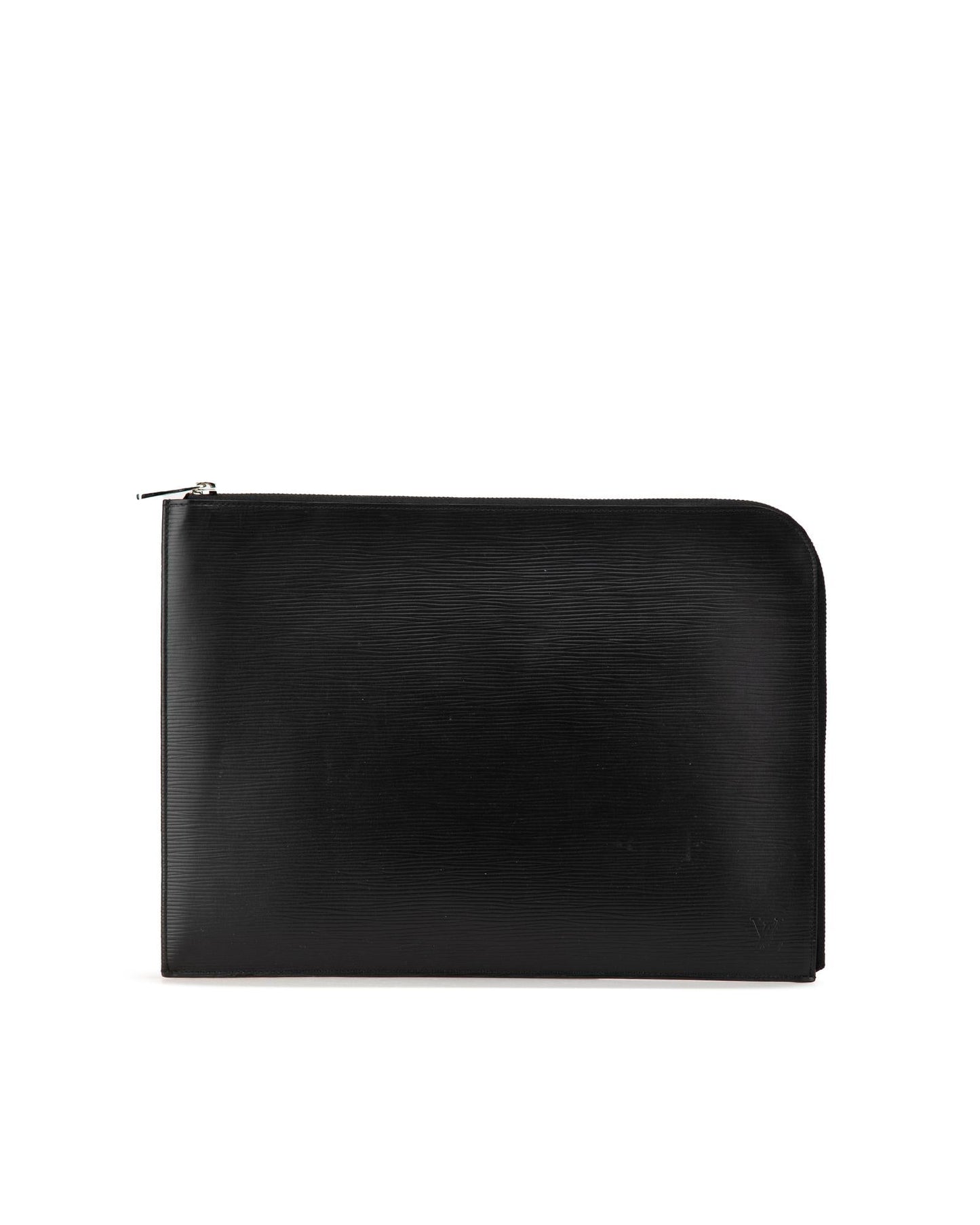 Epi Leather Pochette with Zip Closure and Interior Slip Pocket