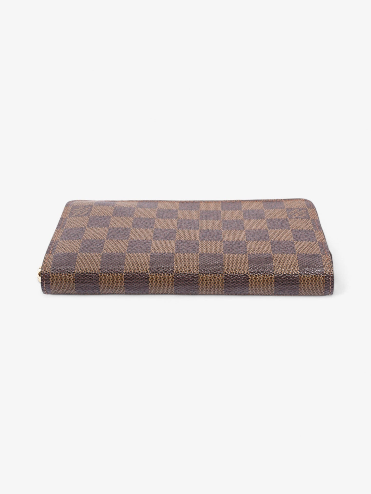 Louis Vuitton Zippy Wallet Damier Ebene / Gold Coated Canvas