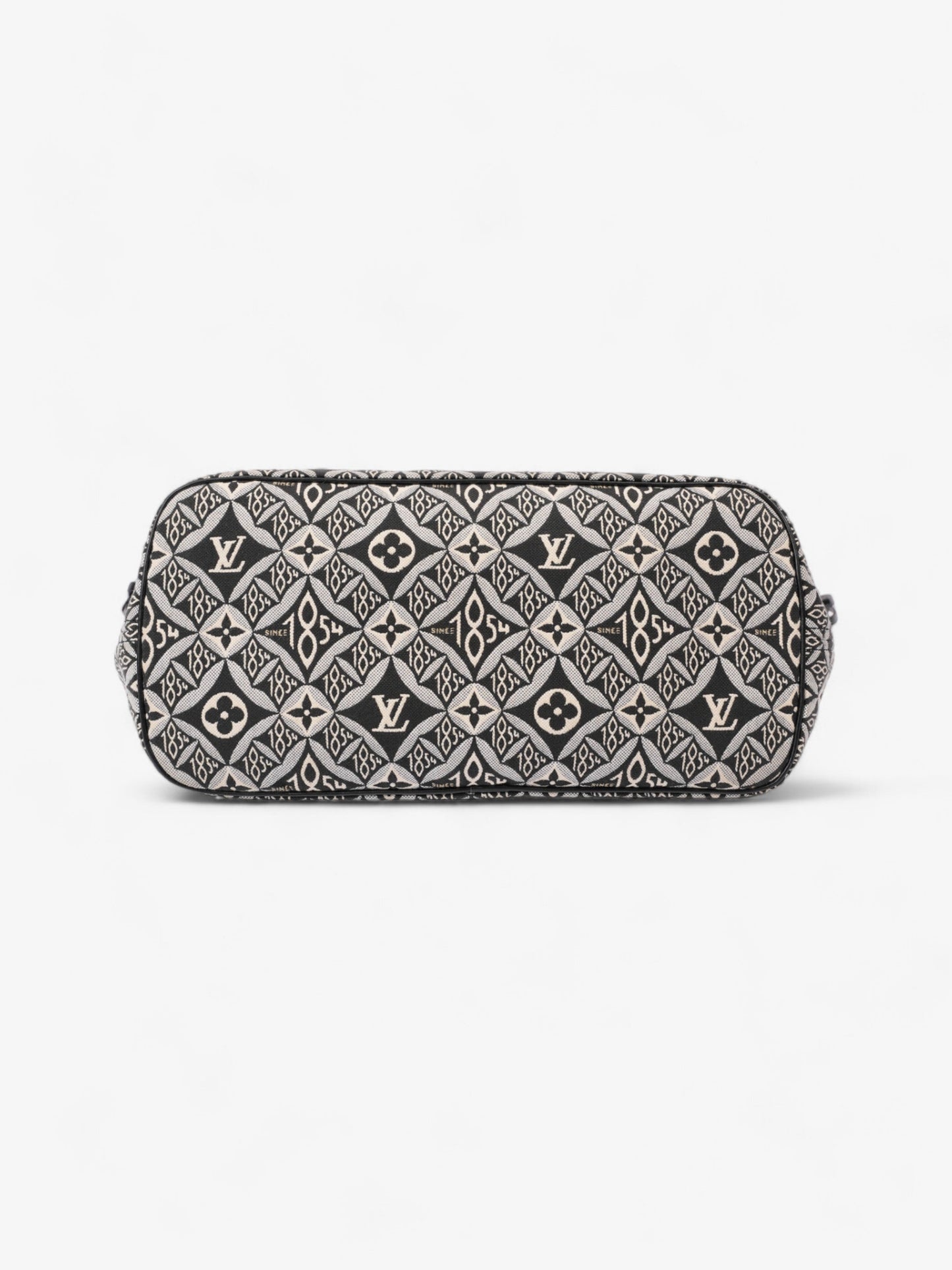 Louis Vuitton Neverfull Since 1854 Black / White Canvas MM