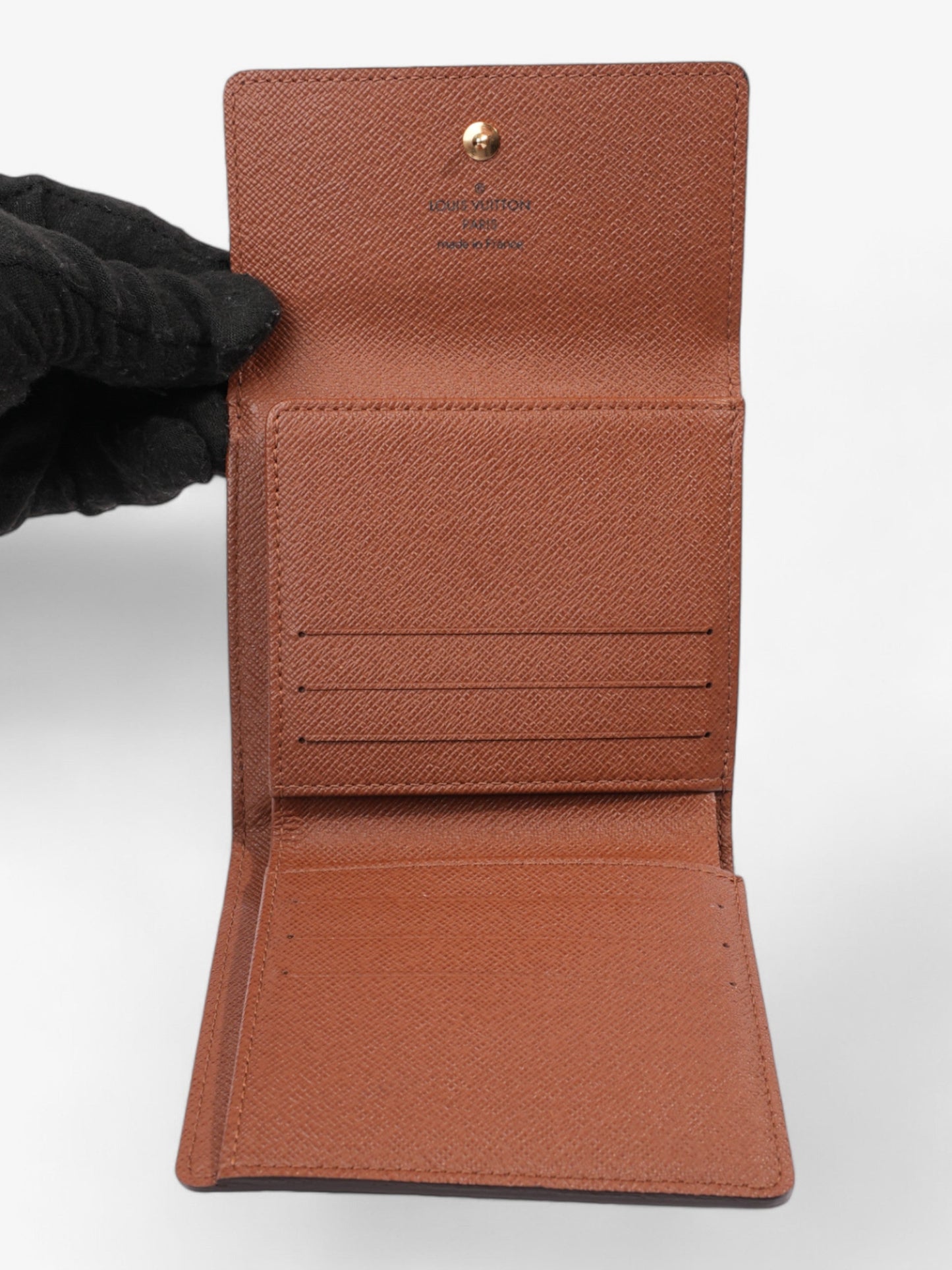 Louis Vuitton Porte Monnaie Cartes Monogram Coated Canvas