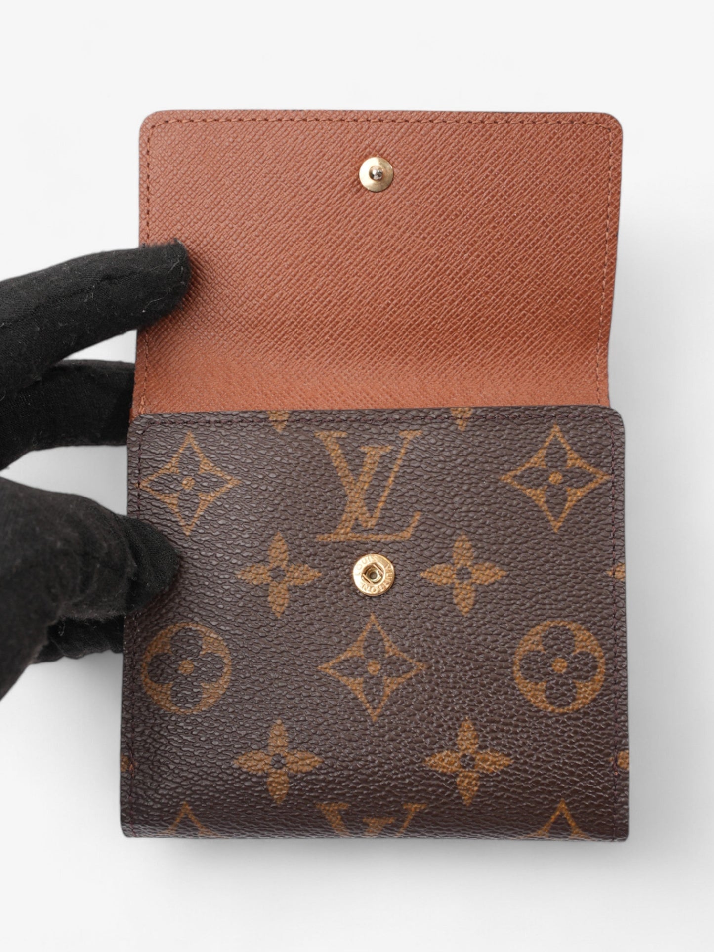 Louis Vuitton Porte Monnaie Cartes Monogram Coated Canvas