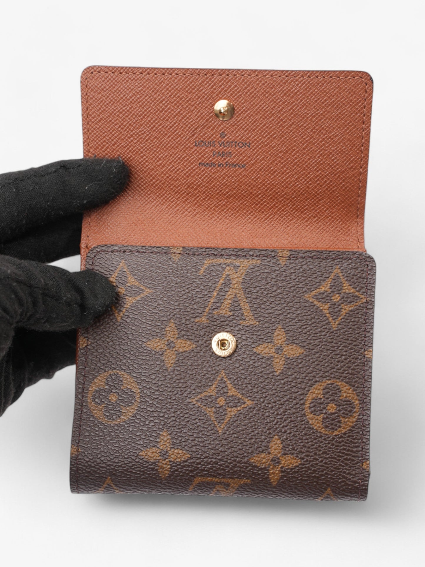 Louis Vuitton Porte Monnaie Cartes Monogram Coated Canvas