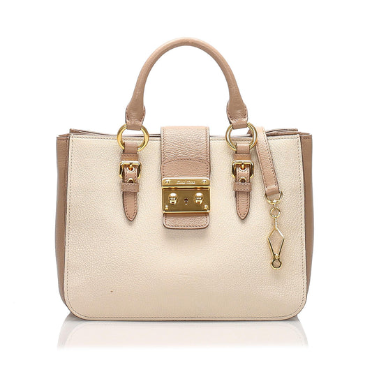 Miu Miu Madras Tote Bag (SHG-10993)