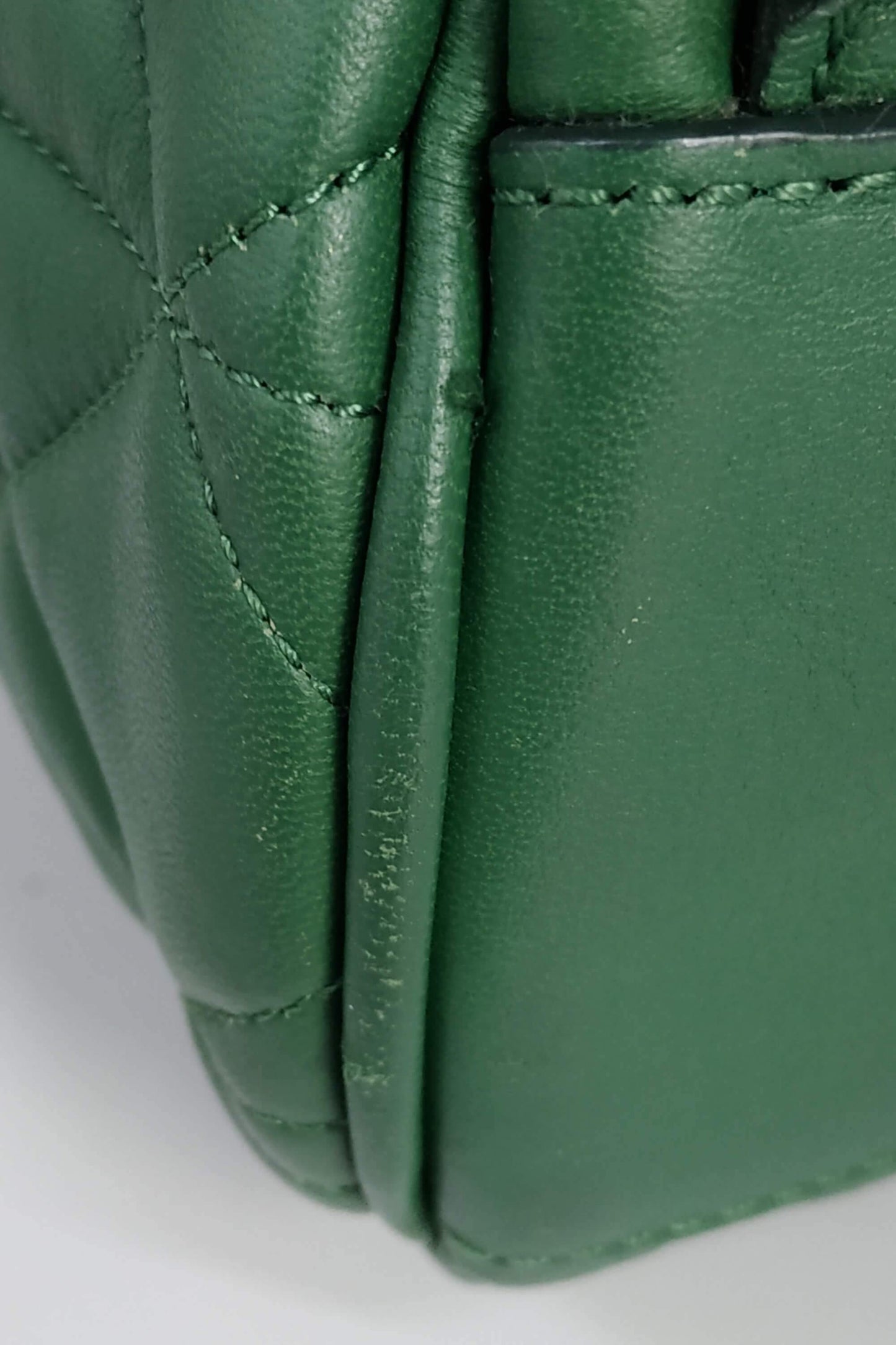 Cara Delevingne Quilted Backpack Green
