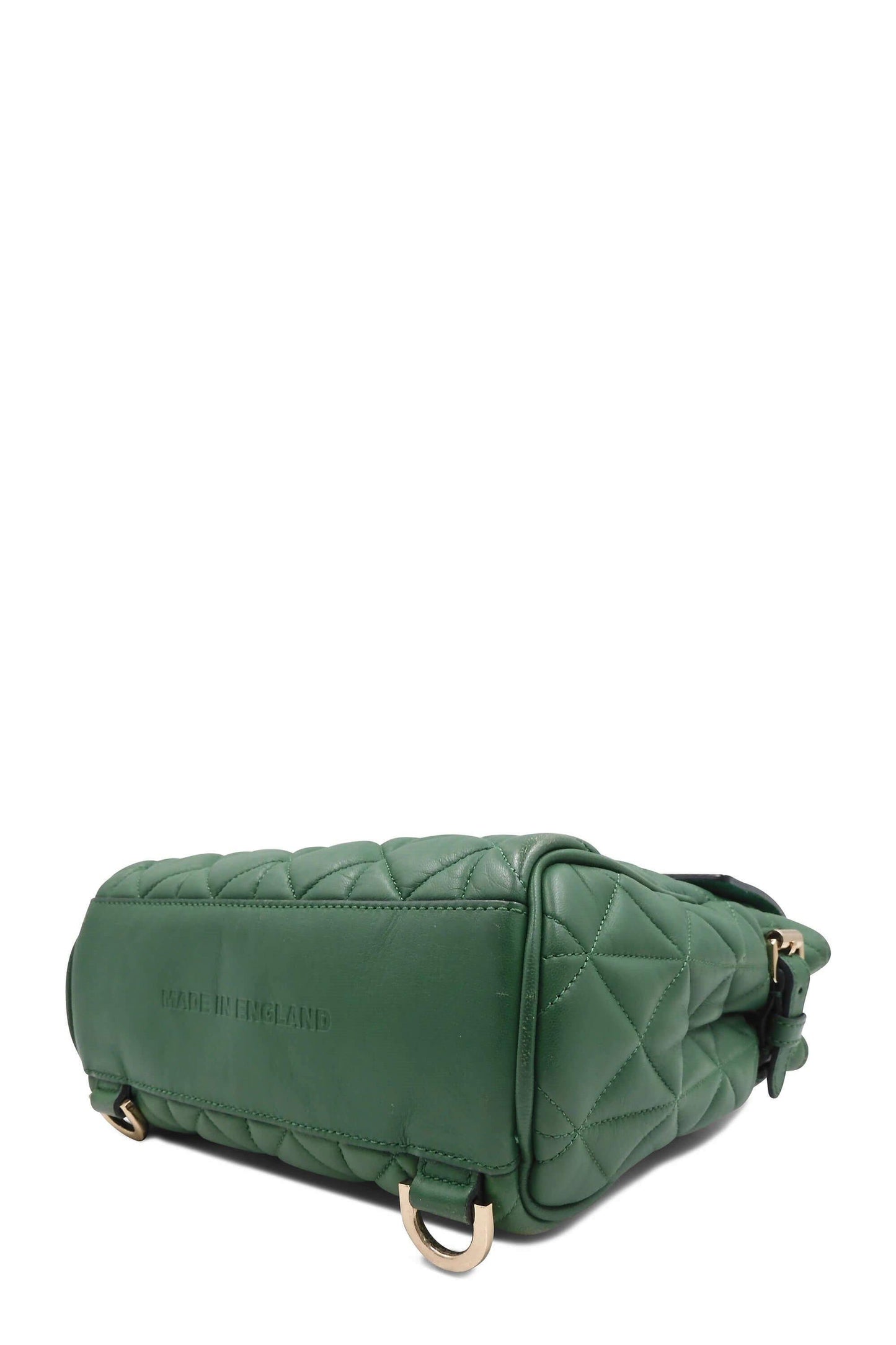 Cara Delevingne Quilted Backpack Green