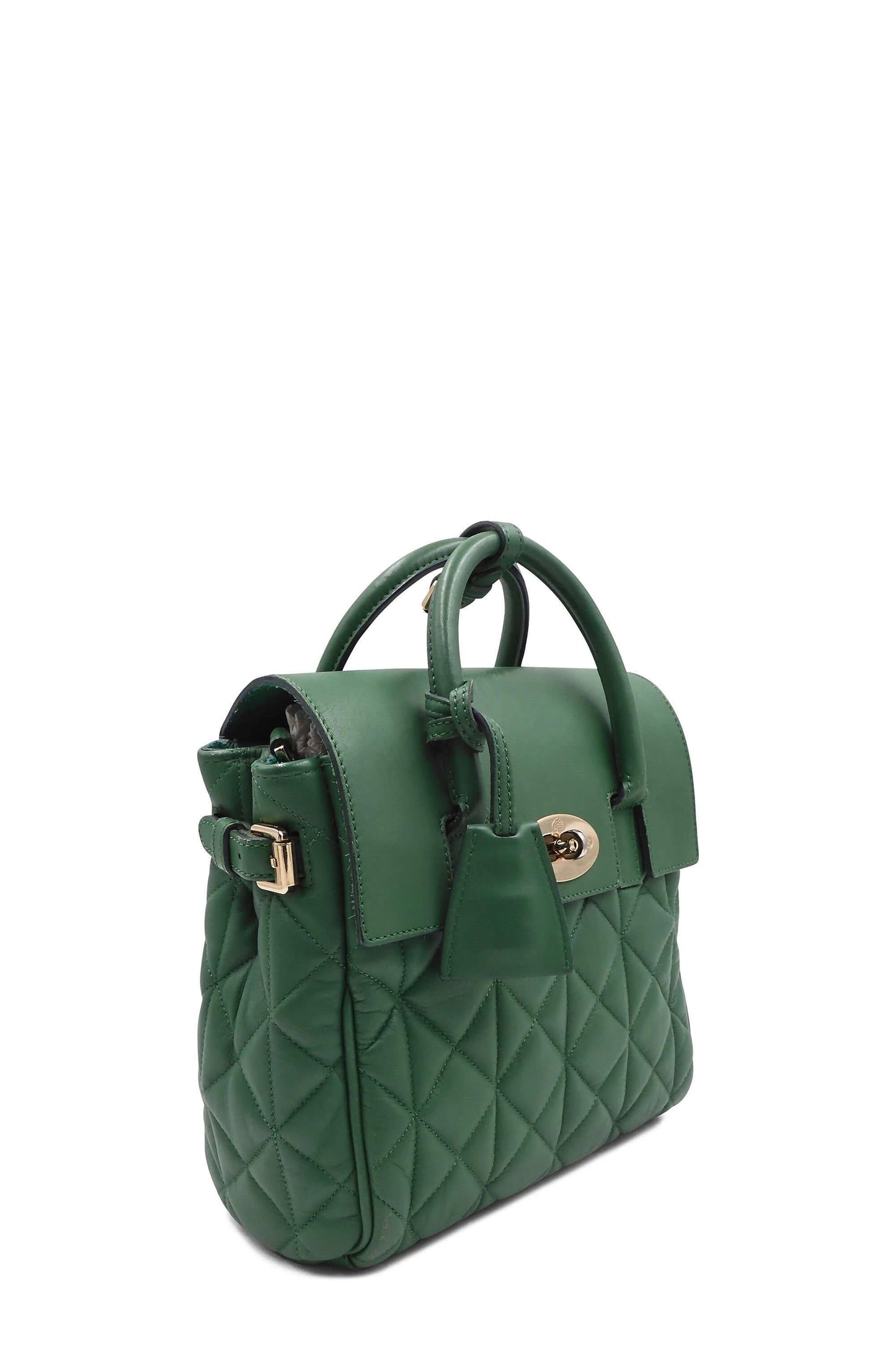Cara Delevingne Quilted Backpack Green