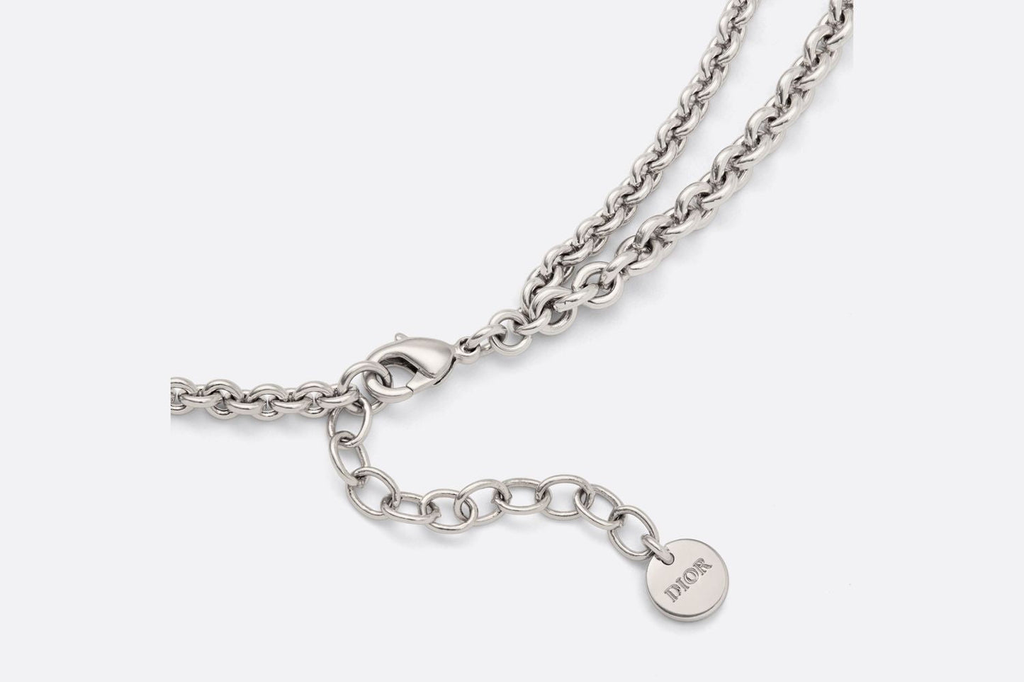 DOUBLE CHAIN CD NECKLACE