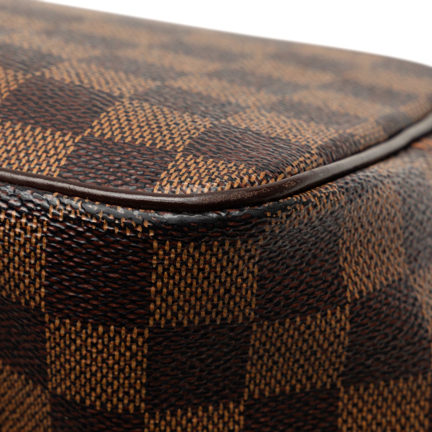 Brown Louis Vuitton Damier Ebene Saleya PM Handbag