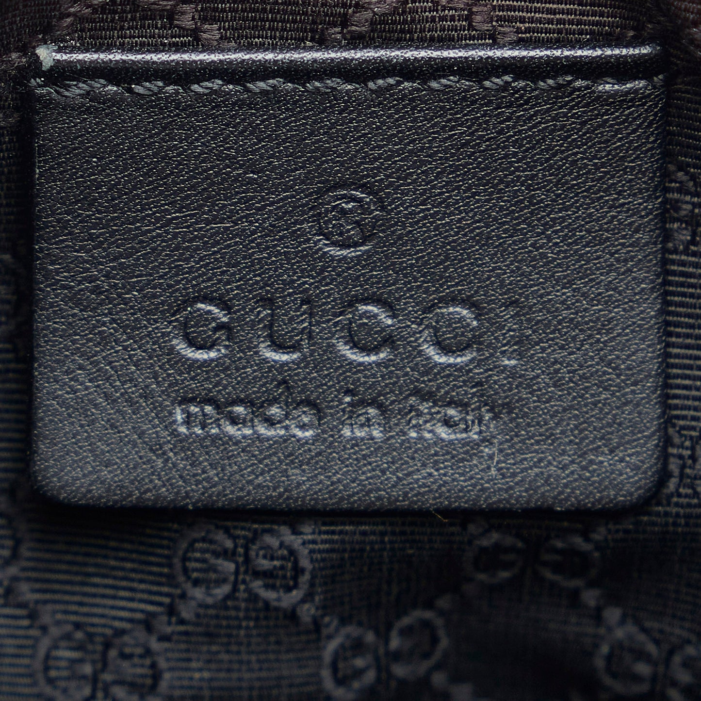Gucci Web Baguette Black GG Denim Canvas