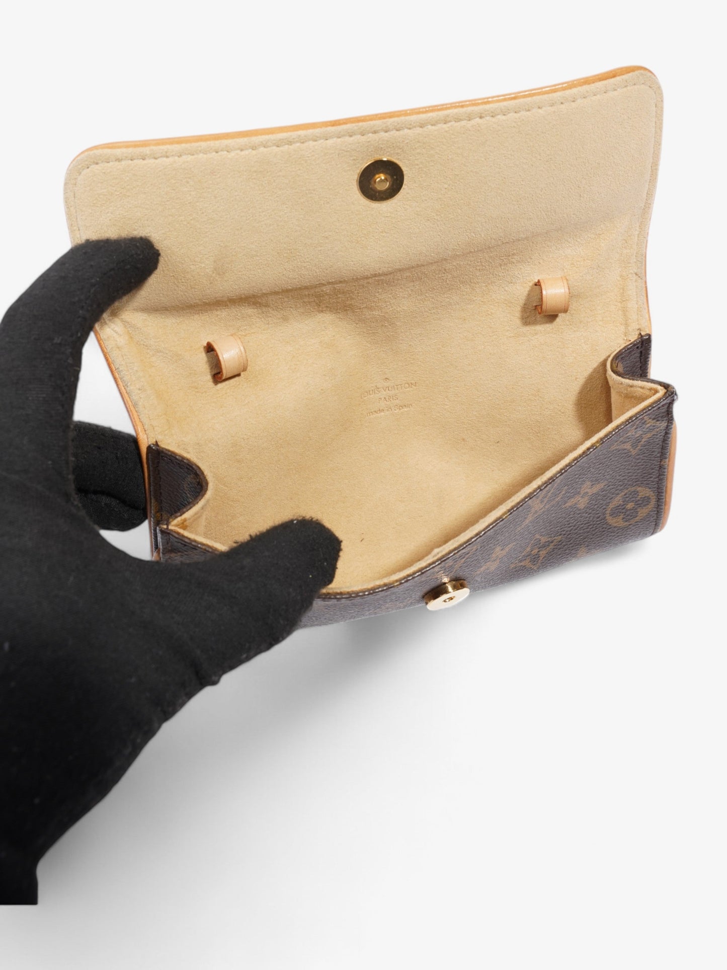 Louis Vuitton Pochette Twin Monogram Coated Canvas PM