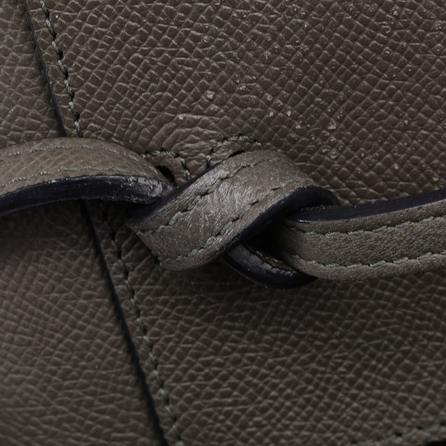 Celine Belt Bag Pico Grey Leather