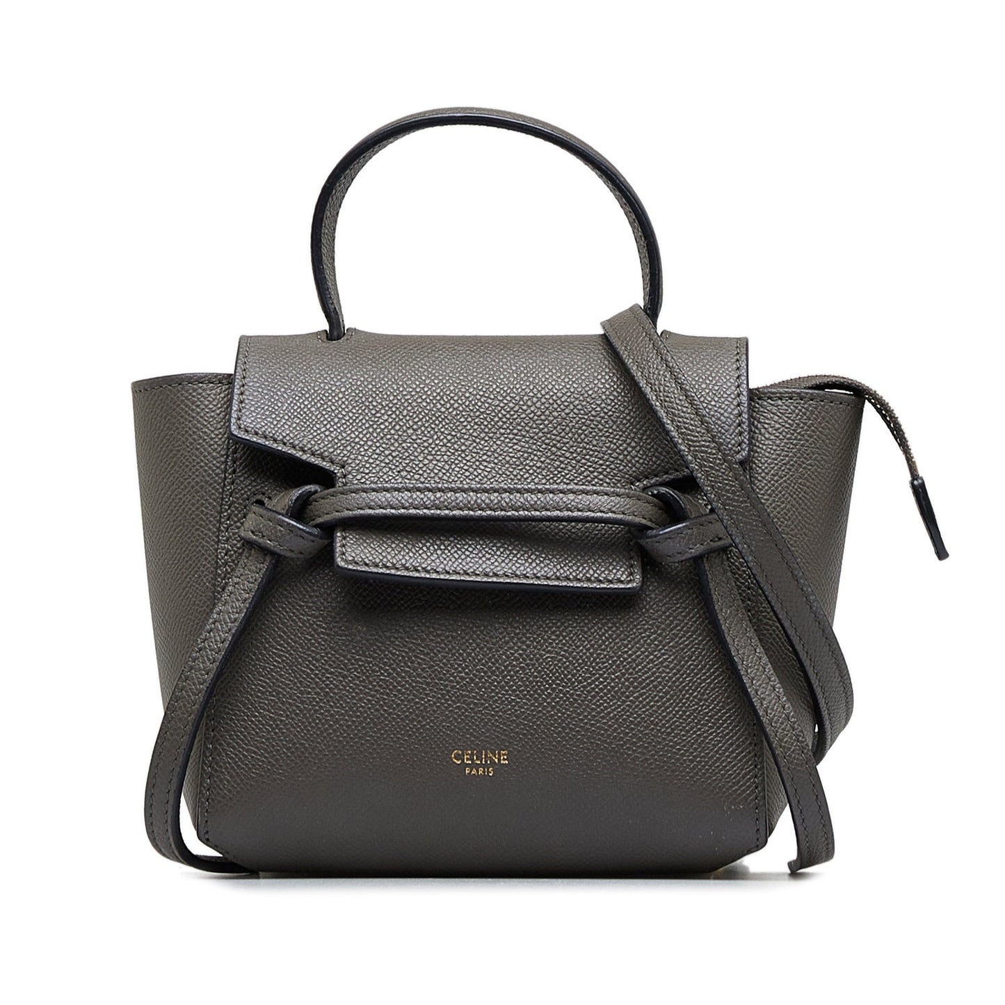 Celine Belt Bag Pico Grey Leather
