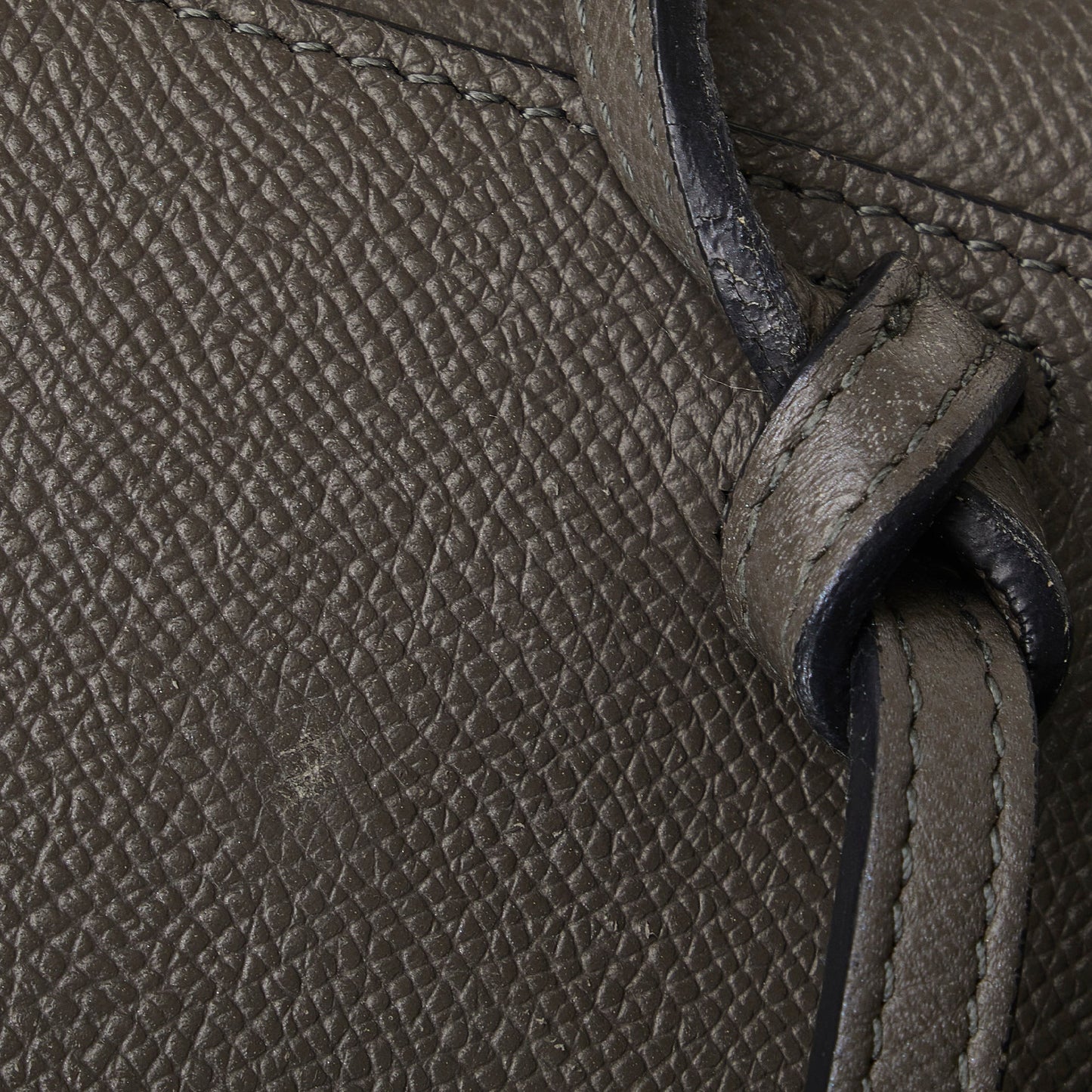 Celine Belt Bag Pico Grey Leather