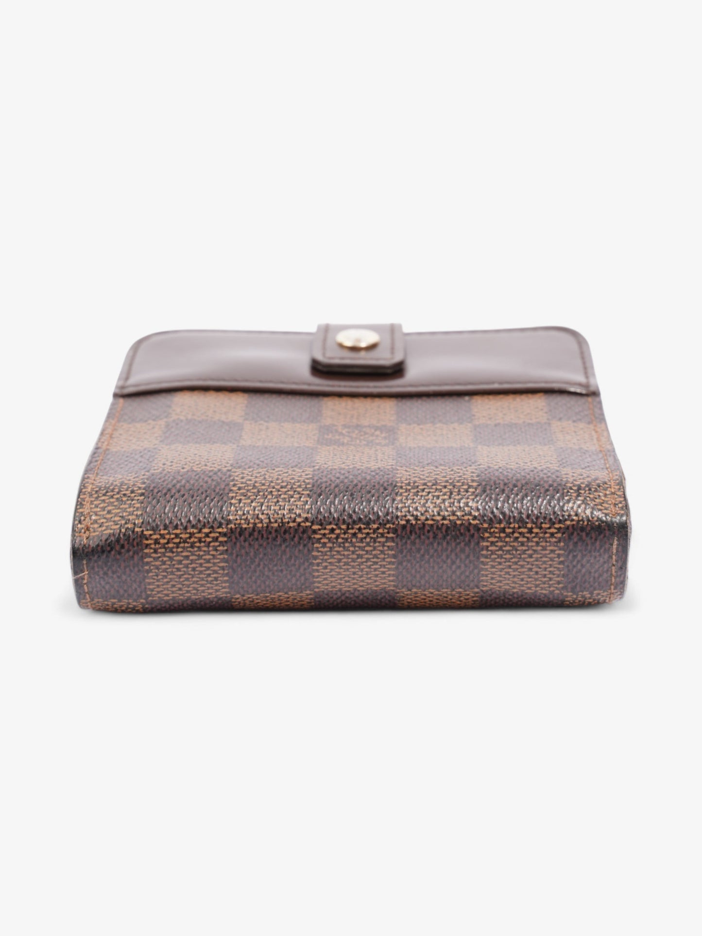 Louis Vuitton Compact Zip Wallet Damier Ebene Coated Canvas