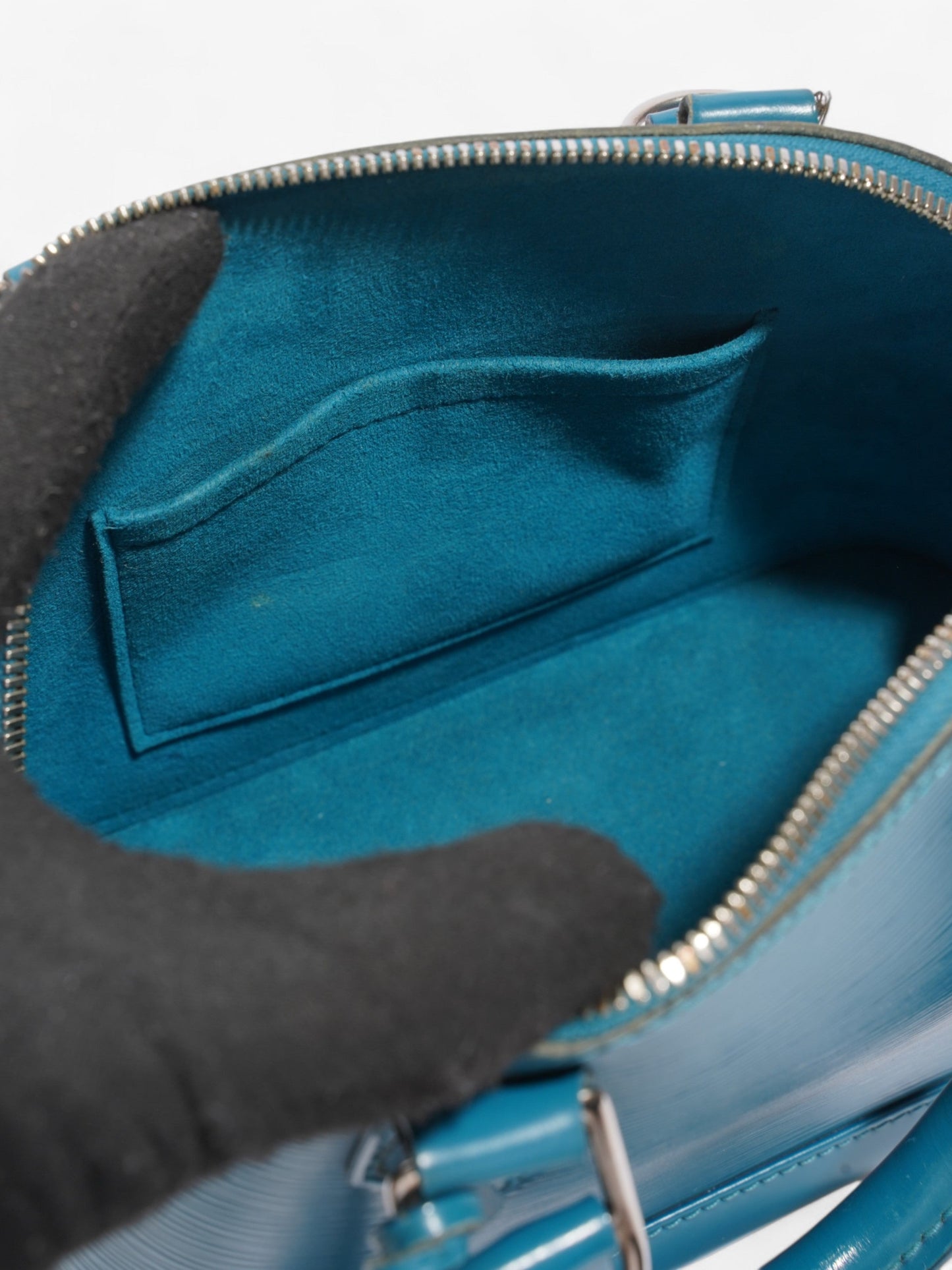 Louis Vuitton Alma Cyan Epi Leather BB