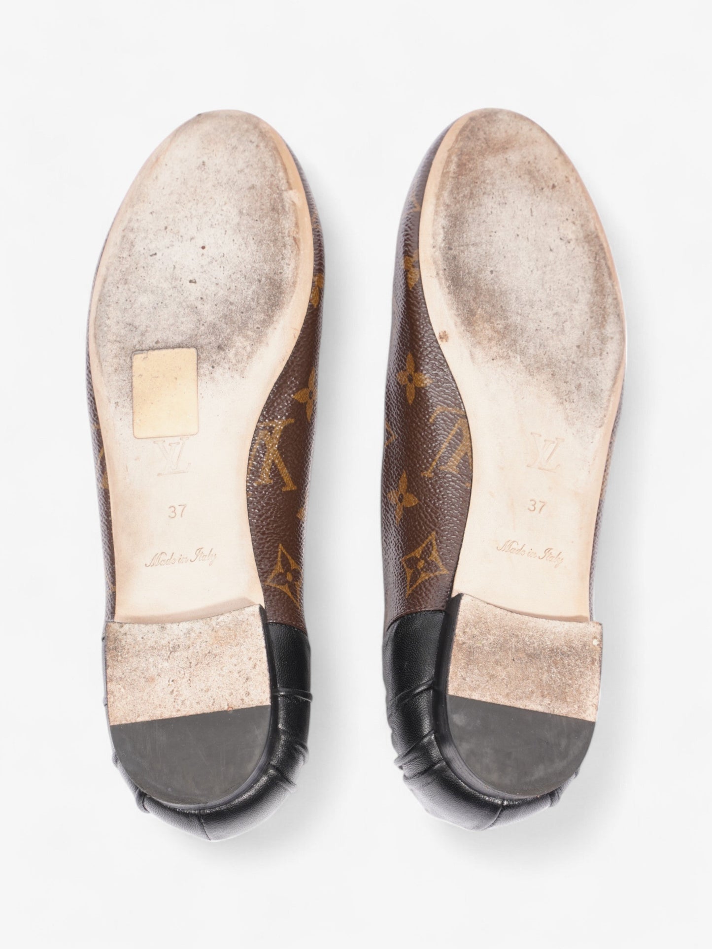 Louis Vuitton Joy Ballerina Pump Monogram Coated Canvas EU 37 UK 4