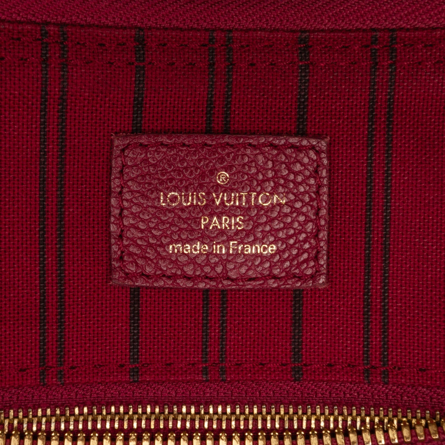 Louis Vuitton Speedy 25 BandouliÃƒÆ’Ã‚Â¨re Red Monogram Empreinte