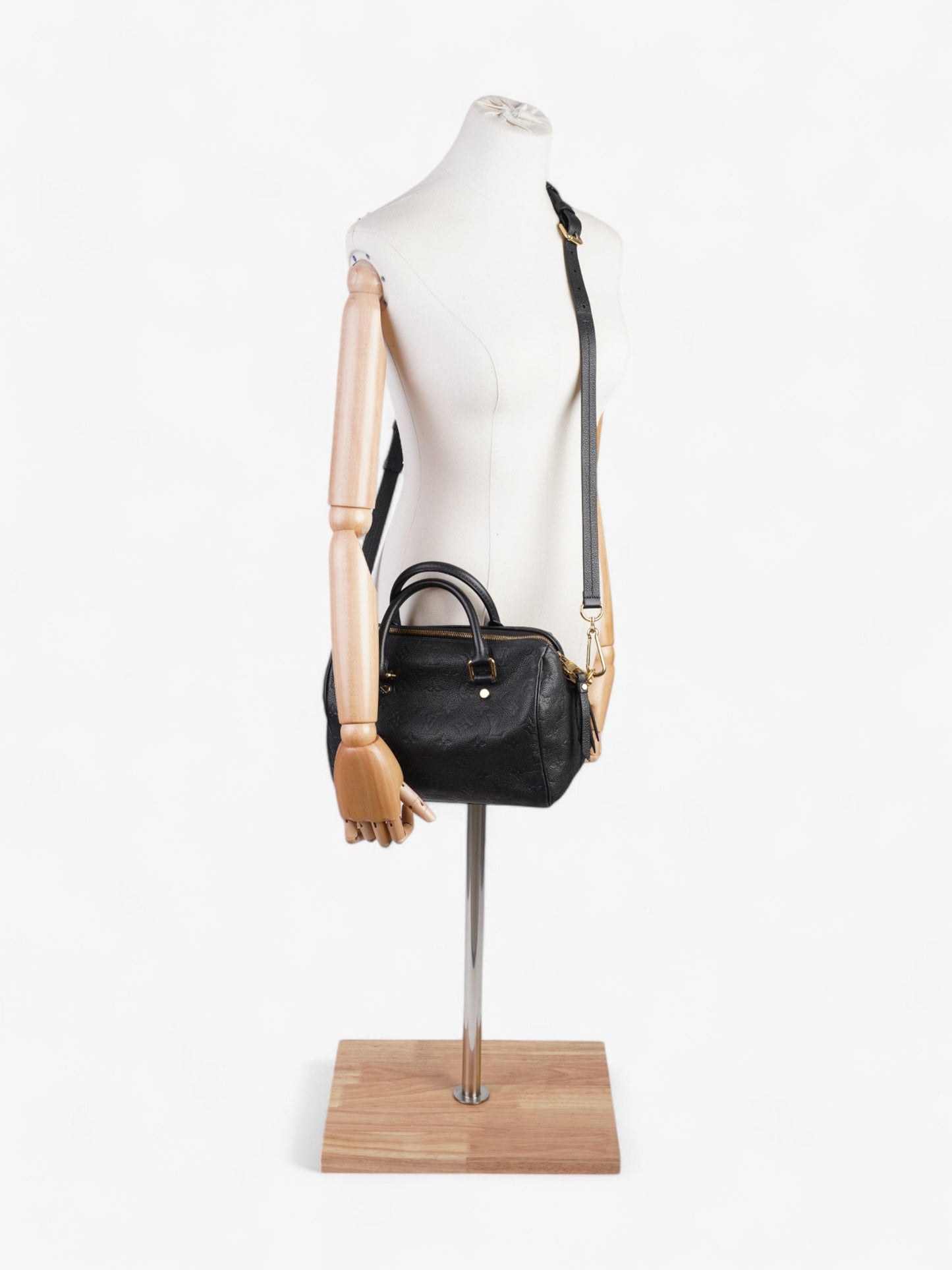 Louis Vuitton Speedy Bandouli猫re Monogram Empreinte Empreinte Leather 25