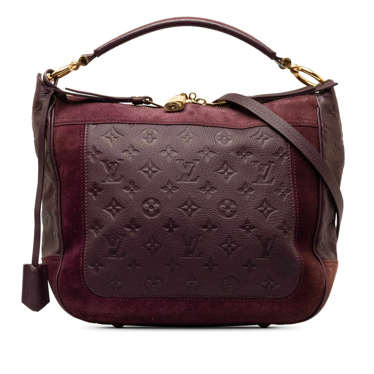 Purple Louis Vuitton Monogram Empreinte Audacieuse PM Satchel