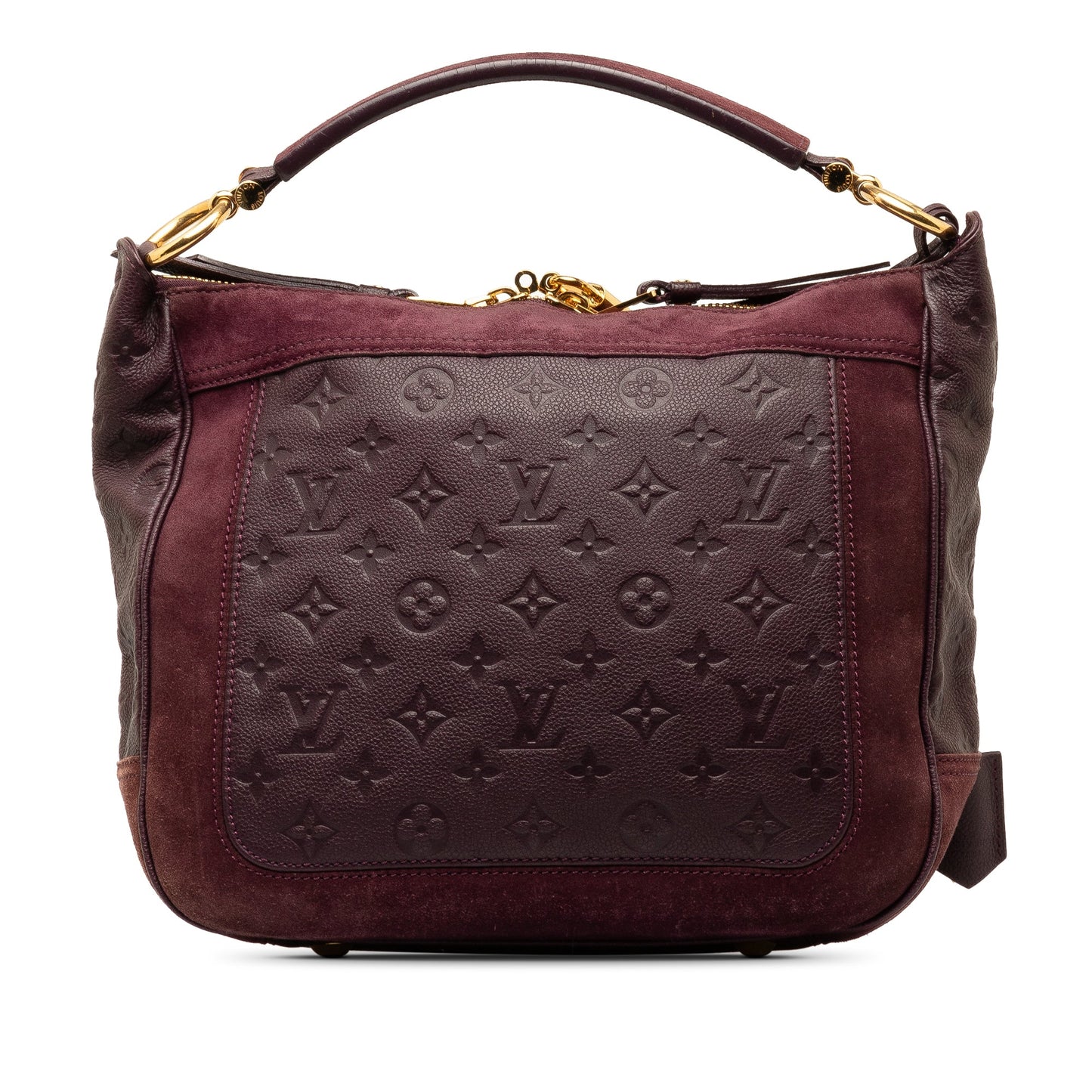 Purple Louis Vuitton Monogram Empreinte Audacieuse PM Satchel